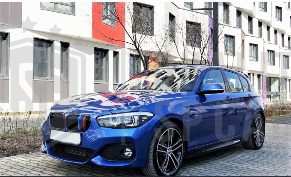 X3 Bandes COUVRE CALANDRE couleurs M SPORT pour BMW Série 1 (F20