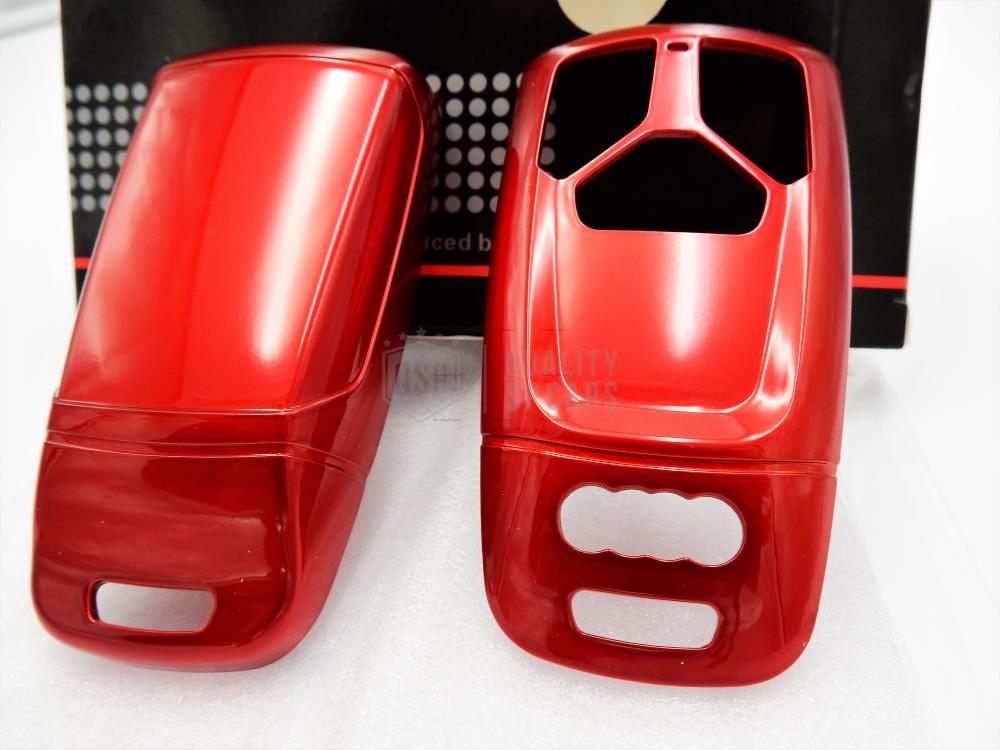 Rigid Schlüssel Fernbedienung Schutz Hülle metallisch Rot für Bmw X5 (G05)  Gehäuse aus Thermischer Abs