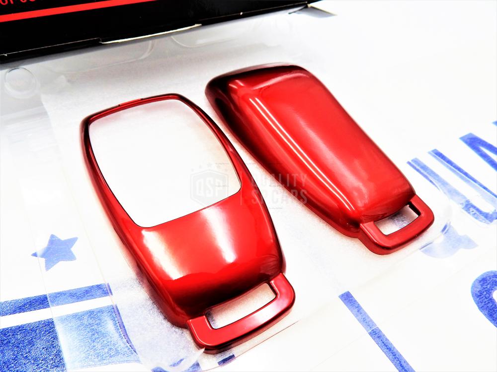 Rigid Schlüssel Fernbedienung Schutz Hülle Rot für MERCEDES SL (R230)  Facelift Gehäuse aus Thermischer Abs
