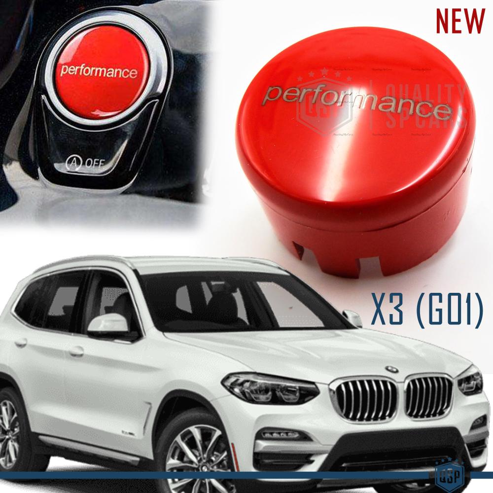 KEY ENGINE IGNITION RED BUTTON PERFORMANCE IN ABS FOR BMW X3