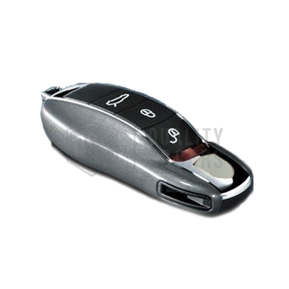Rigid Schlüssel Fernbedienung Hülle Grau für Porsche 911 Carrera 2012-2015  (991)Gehäuse aus Thermischer Abs