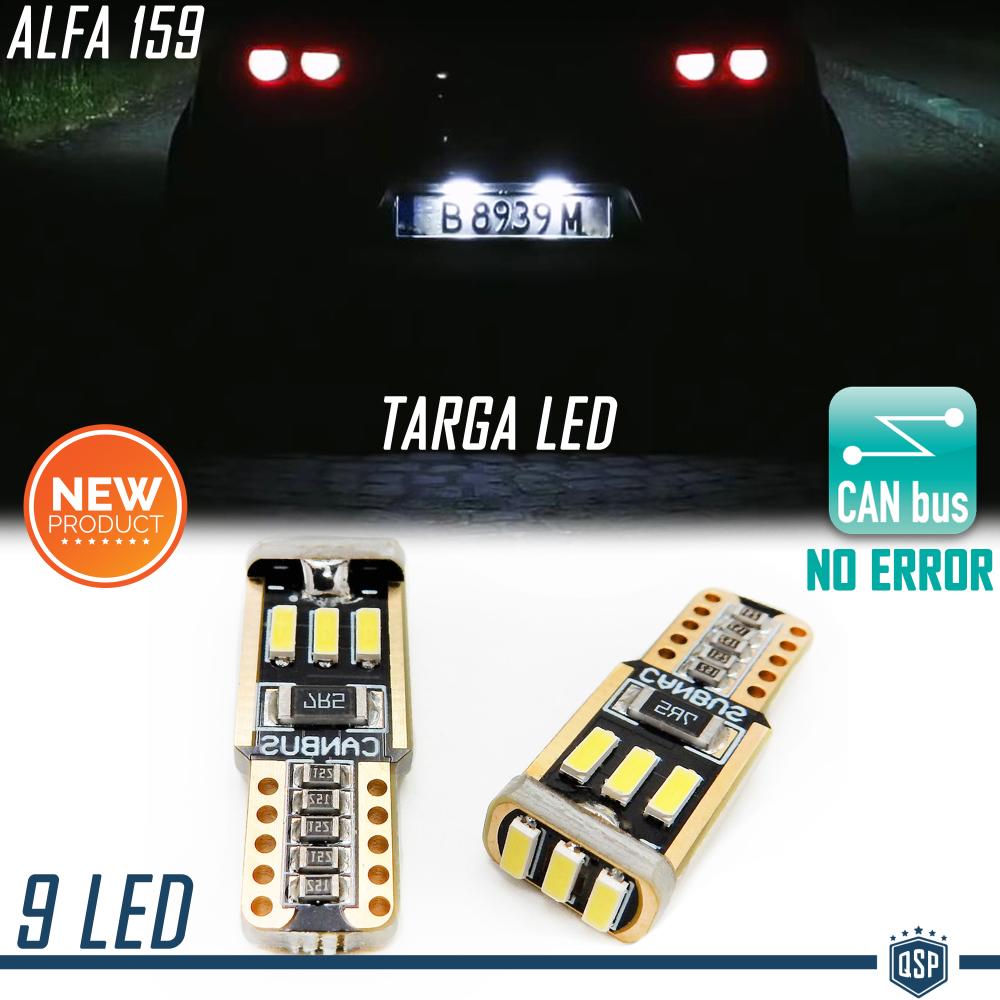 2x Ampoules Plaque d' Immatriculation LED pour Alfa Romeo 159 (05