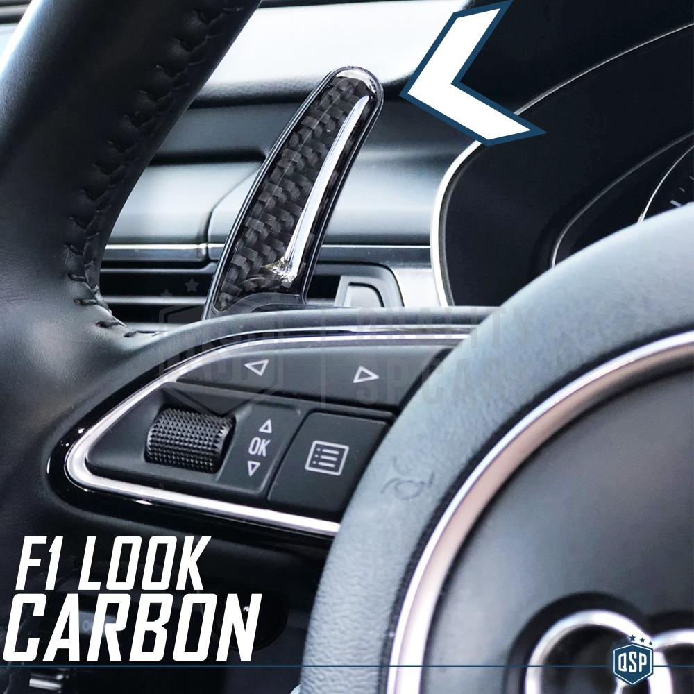 Streetstar Carbon Schaltwippen Verlängerung für Audi A3 8V A4 8W