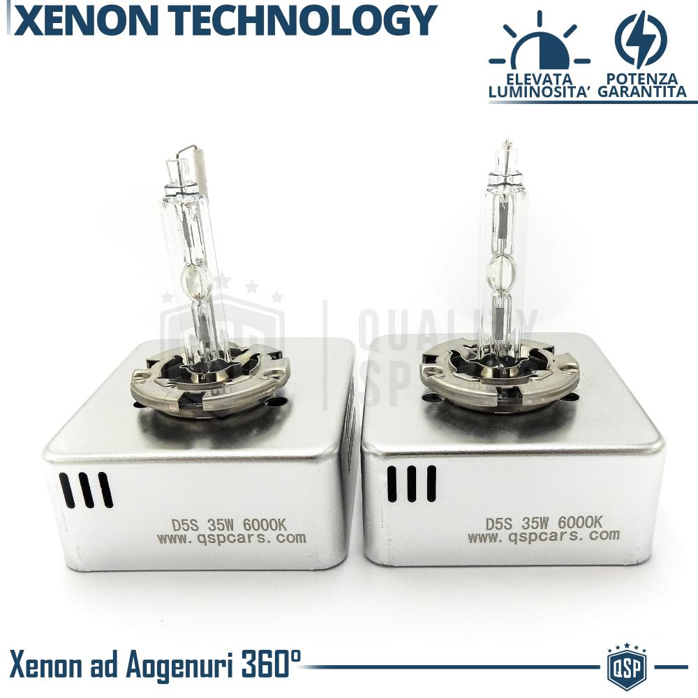 2 Replacement BI-XENON D5S Bulbs 6000K White Ice 35W
