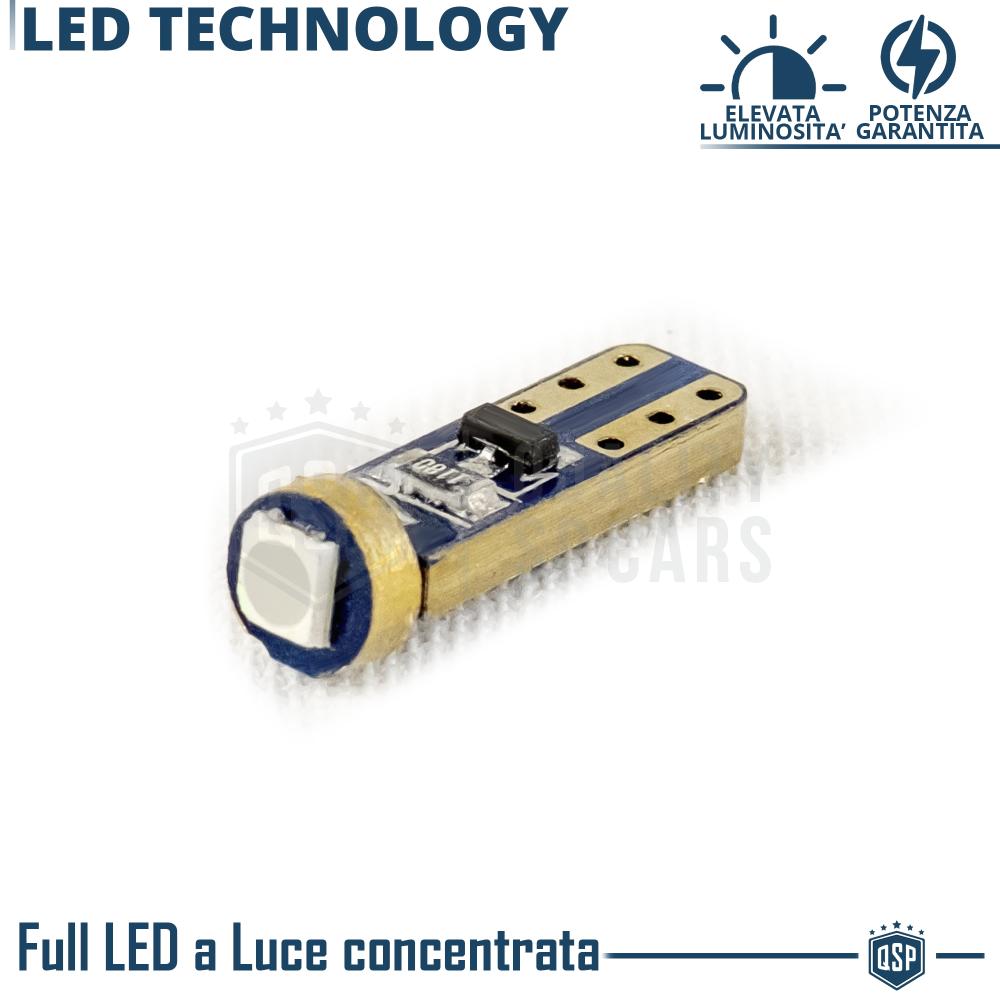 GLL 10pcs Blu T5 LED 3030 3SMD W1.2W W3W Lampadine per Cruscotto 120 Lumen 