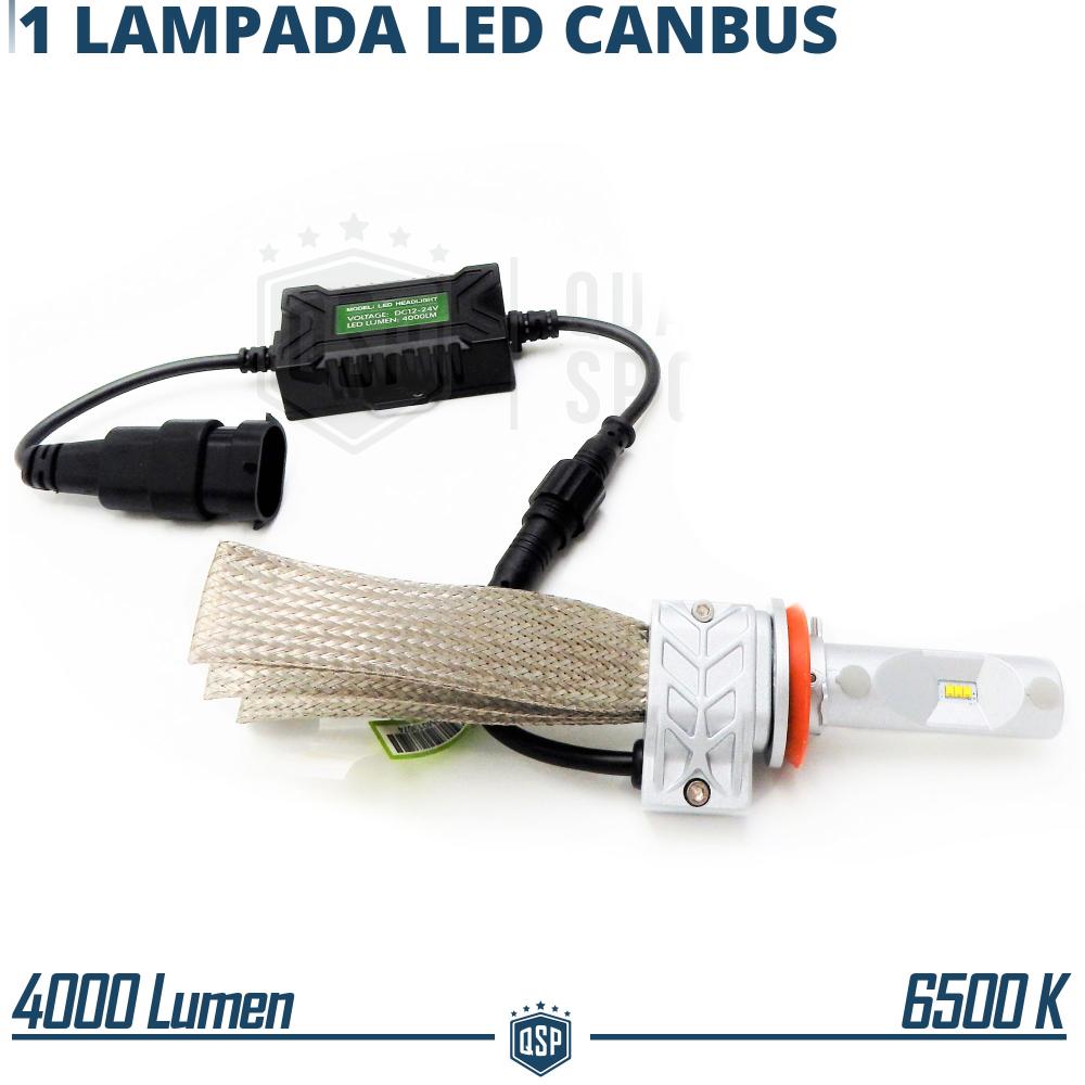 X1 Lampadina FULL LED H1 Luce 360° LENTICOLARE 6.000 Lumen Canbus 6.500K  GHIACCI