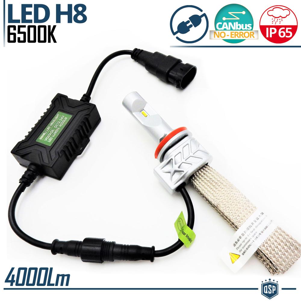 1 LED H8 Bulb CANbus Professional, Conversion from Halogen H8 to LED