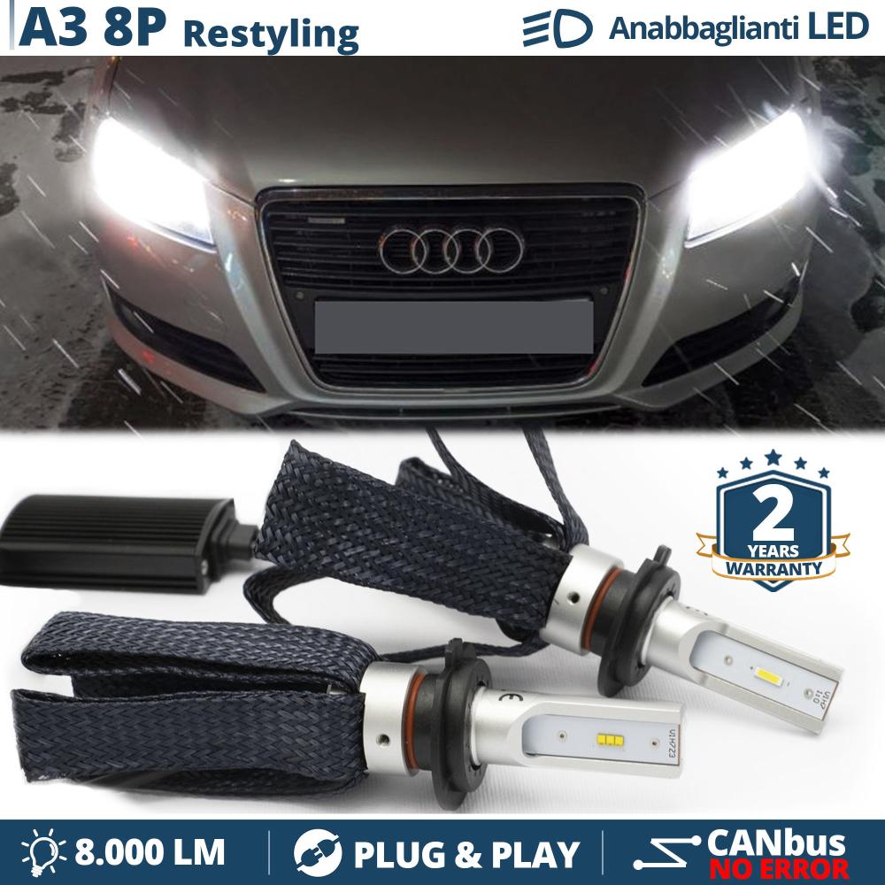 Hochleistungslampen-LED-Kit für die Scheinwerfer des Audi A3 8P
