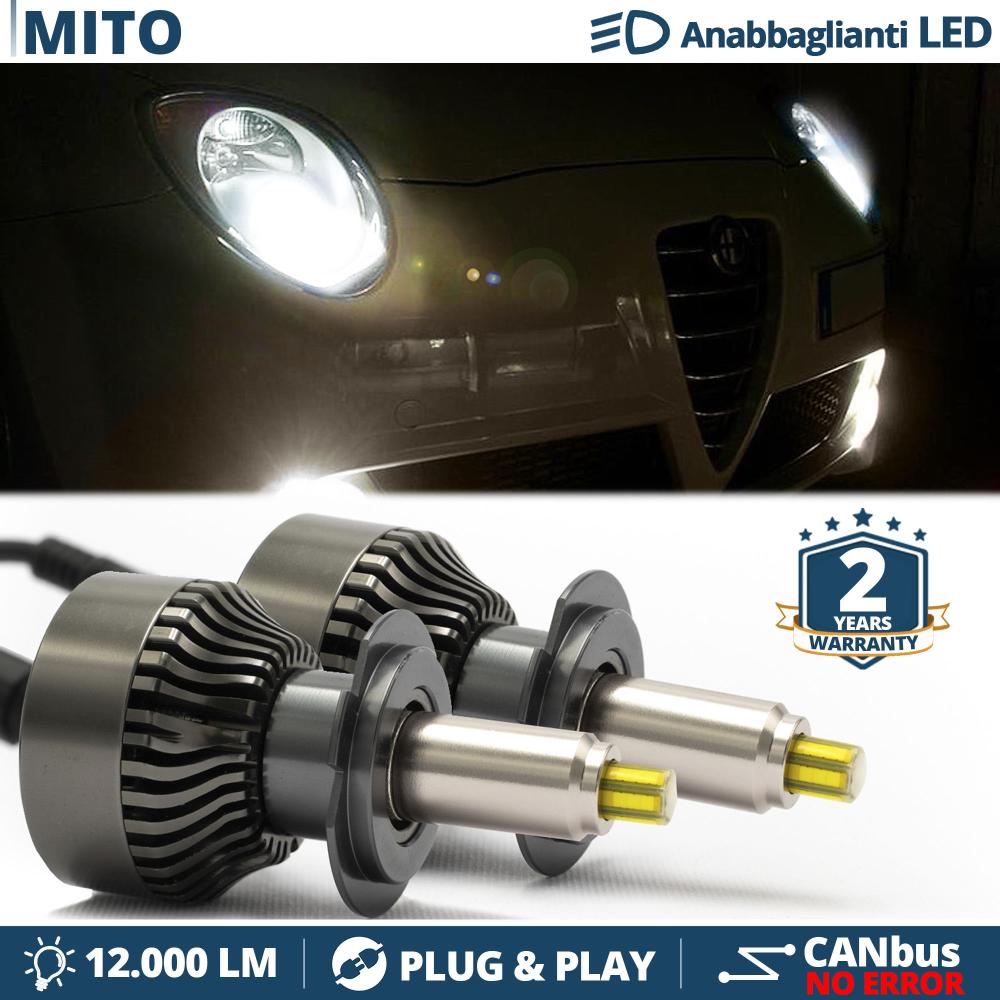 Kit LED H7 pour ALFA ROMEO MITO, Feux de Croisement Lenticulaires