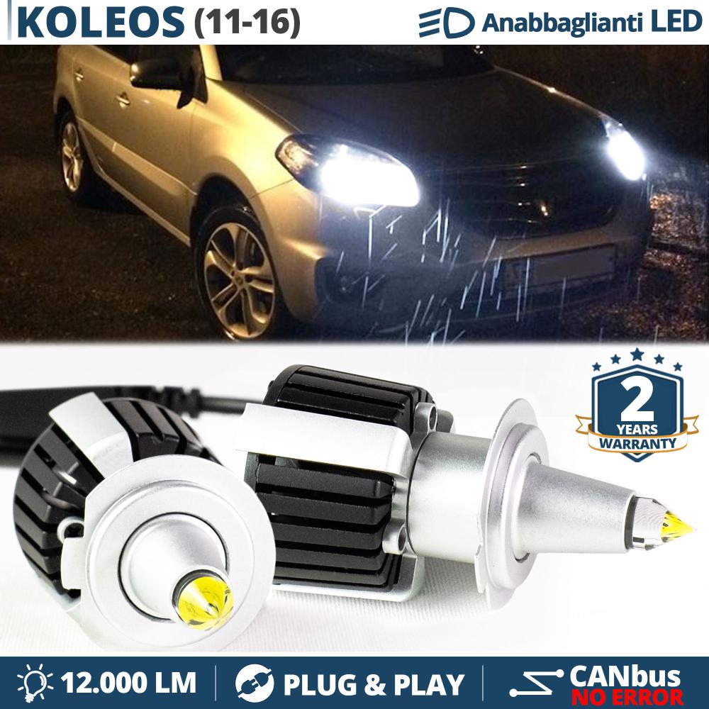 Kit LED H7 para Renault KOLEOS Facelift Luces de Cruce Lenticulares CANbus