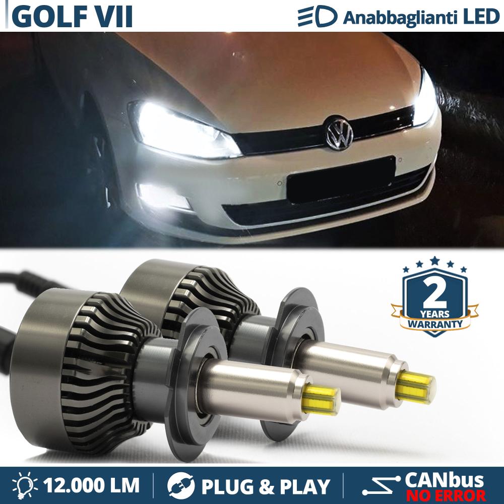 H7 LED Kit für Volkswagen GOLF 7 Abblendlicht | Canbus LED Birnen 6500K  12000LM