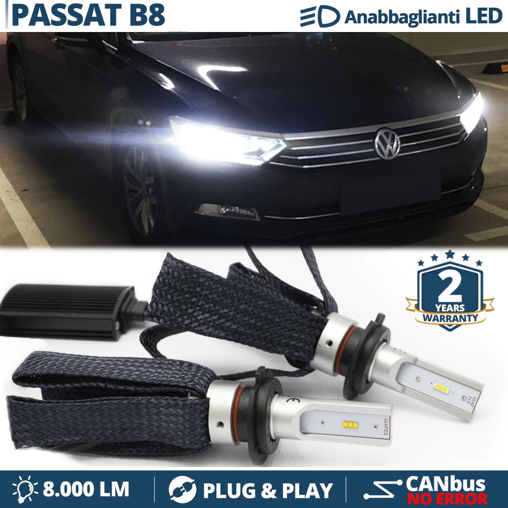H7 LED Kit für Volkswagen PASSAT B8 Abblendlicht CANbus Birnen