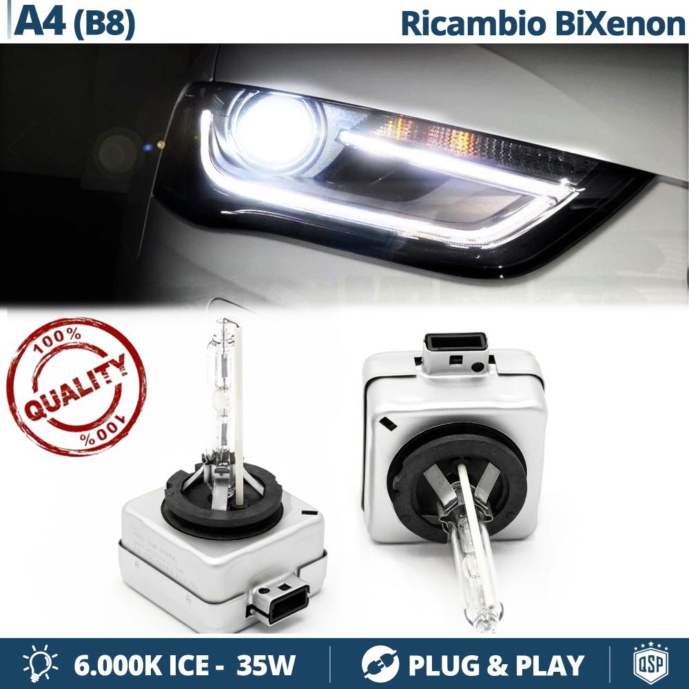 2x Ampoules Bi-Xenon D3S de Rechange pour AUDI A4 B8 Restyling Lampe 6.000K  Blanc Pure 35W