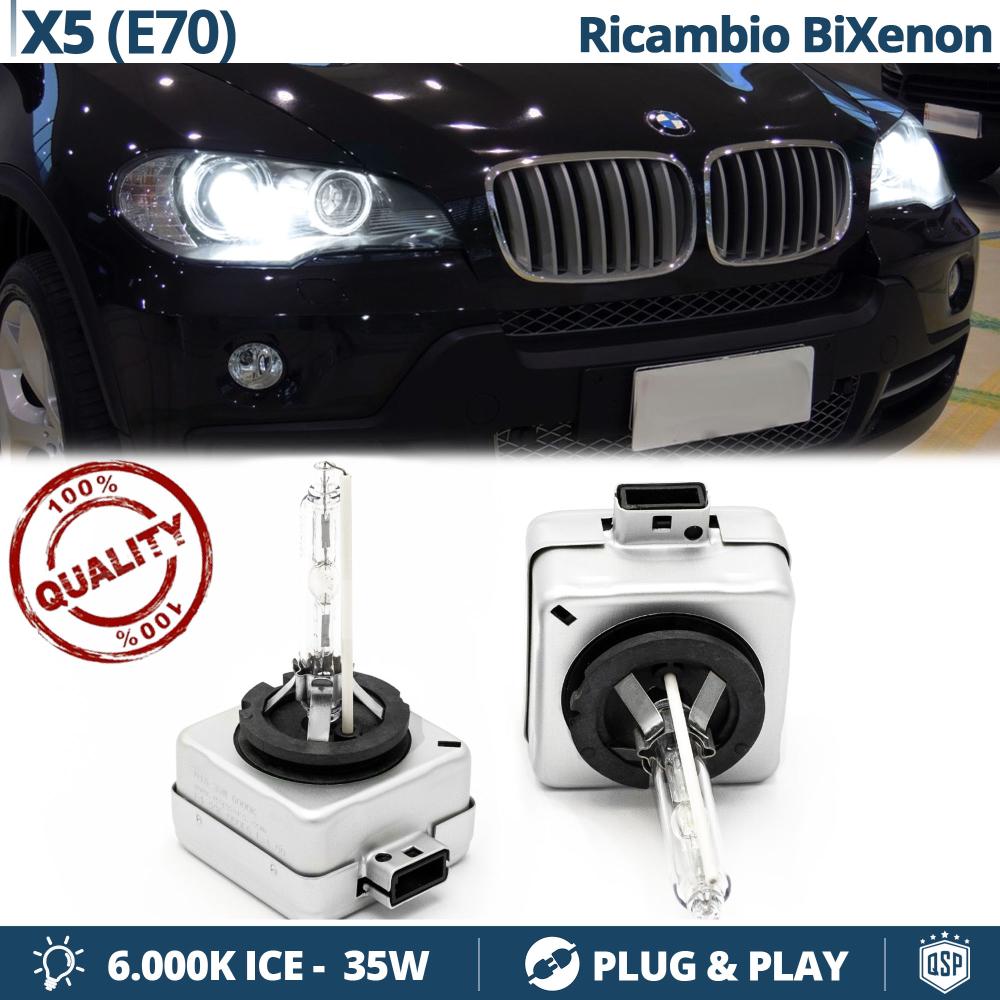 2x D1S Hid Xenon Bulbs 35W Pure White 5000K Low Beam For BMW X5 E70 2007-2013