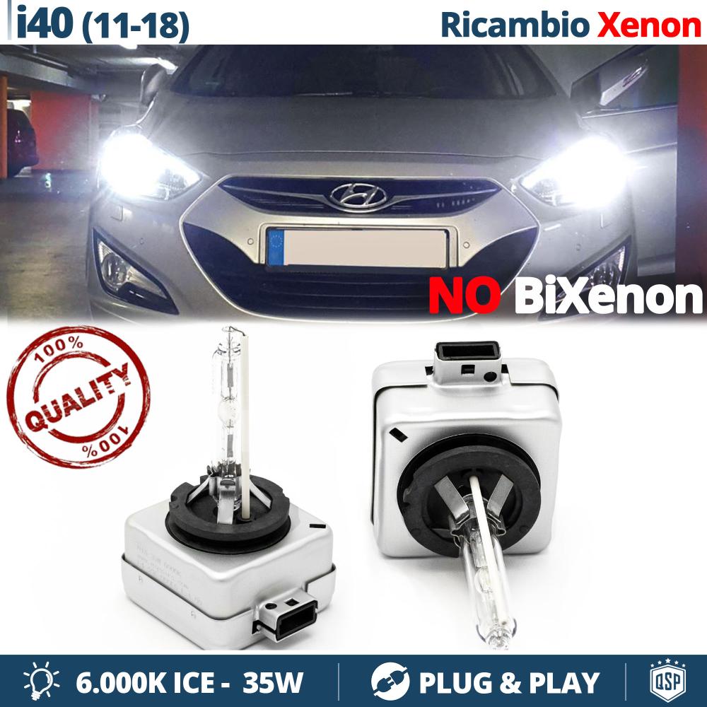 2x D1S Xenon Replacement Bulbs for HYUNDAI HID 6.000K White Ice 35W lights