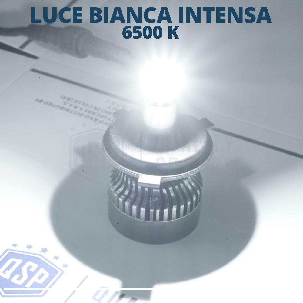 1 Ampoule LED H4 pour PHARE LENTICULAIRE | Lumière Puissante à 360° 6000  Lumens | Conversion de HALOGÈNE H4 à LED | CANbus, Plug & Play
