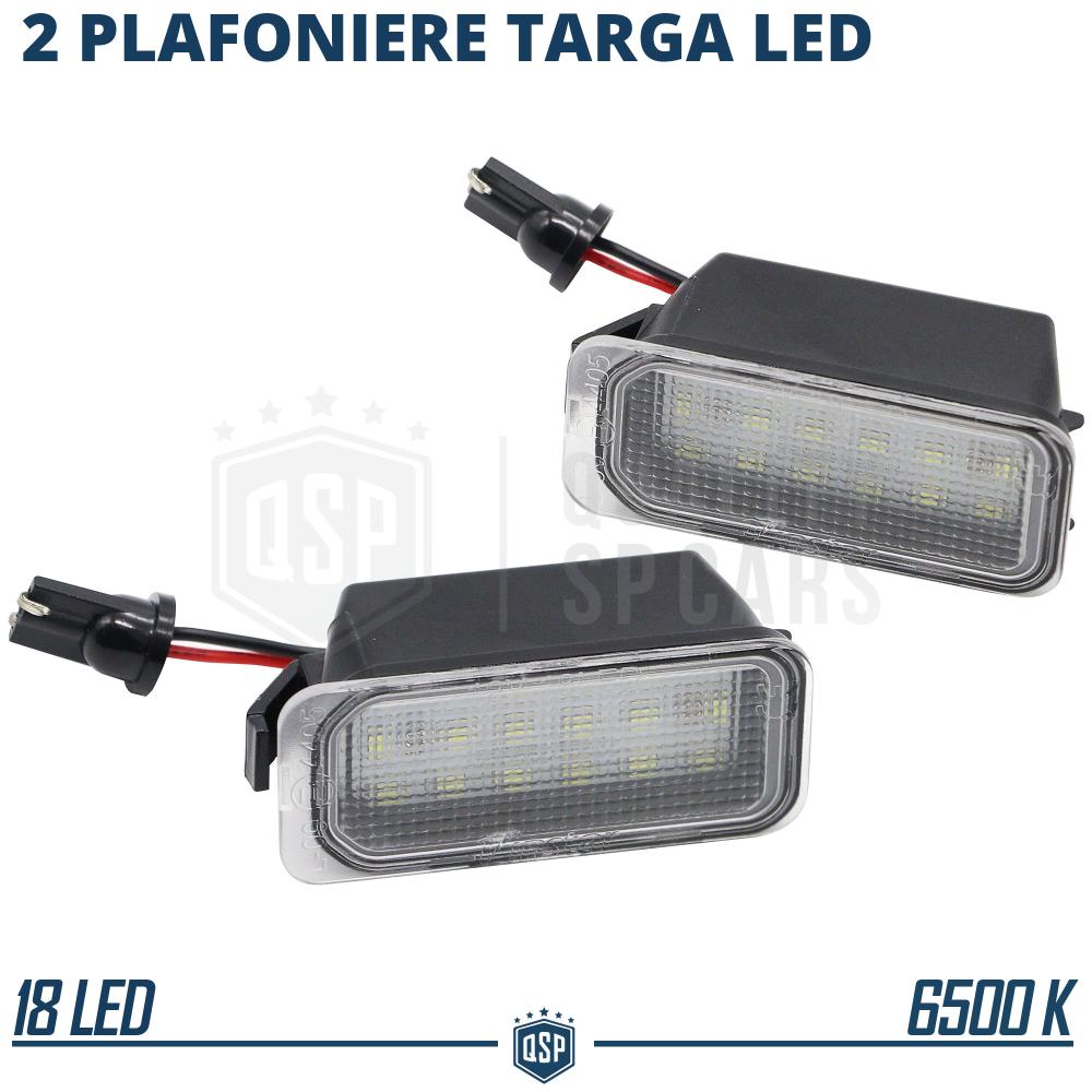 2 Luces de Matricula LED para Seat Leon MK3 (5F) 100% CANbus, 18 LED 6.500K  Blanco Frío, Plug & Play