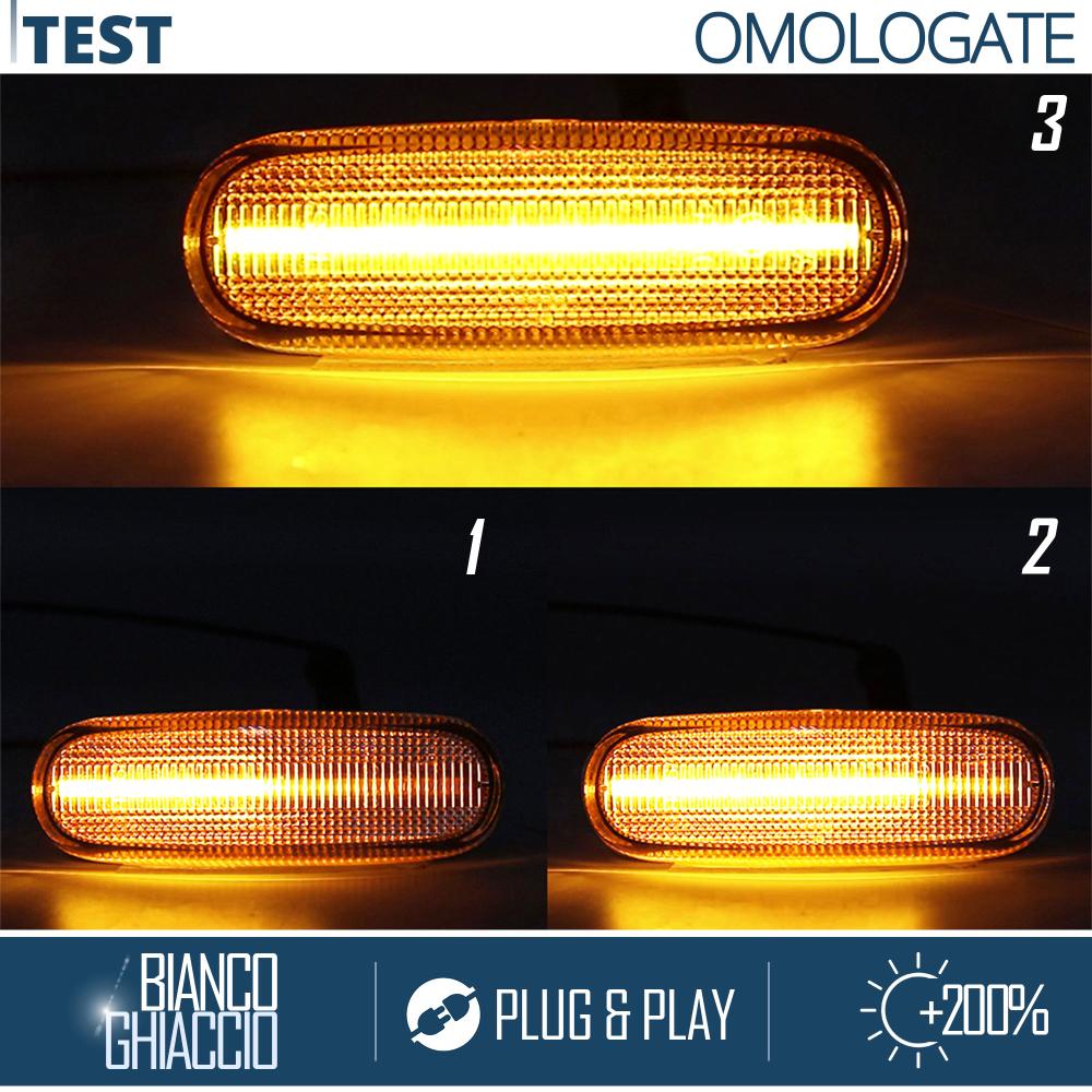 X2 Laufeffekt Blinker LED Für Fiat PANDA 2 (169) Sequentiell Genehmigt,  Canbus Kein Fehler