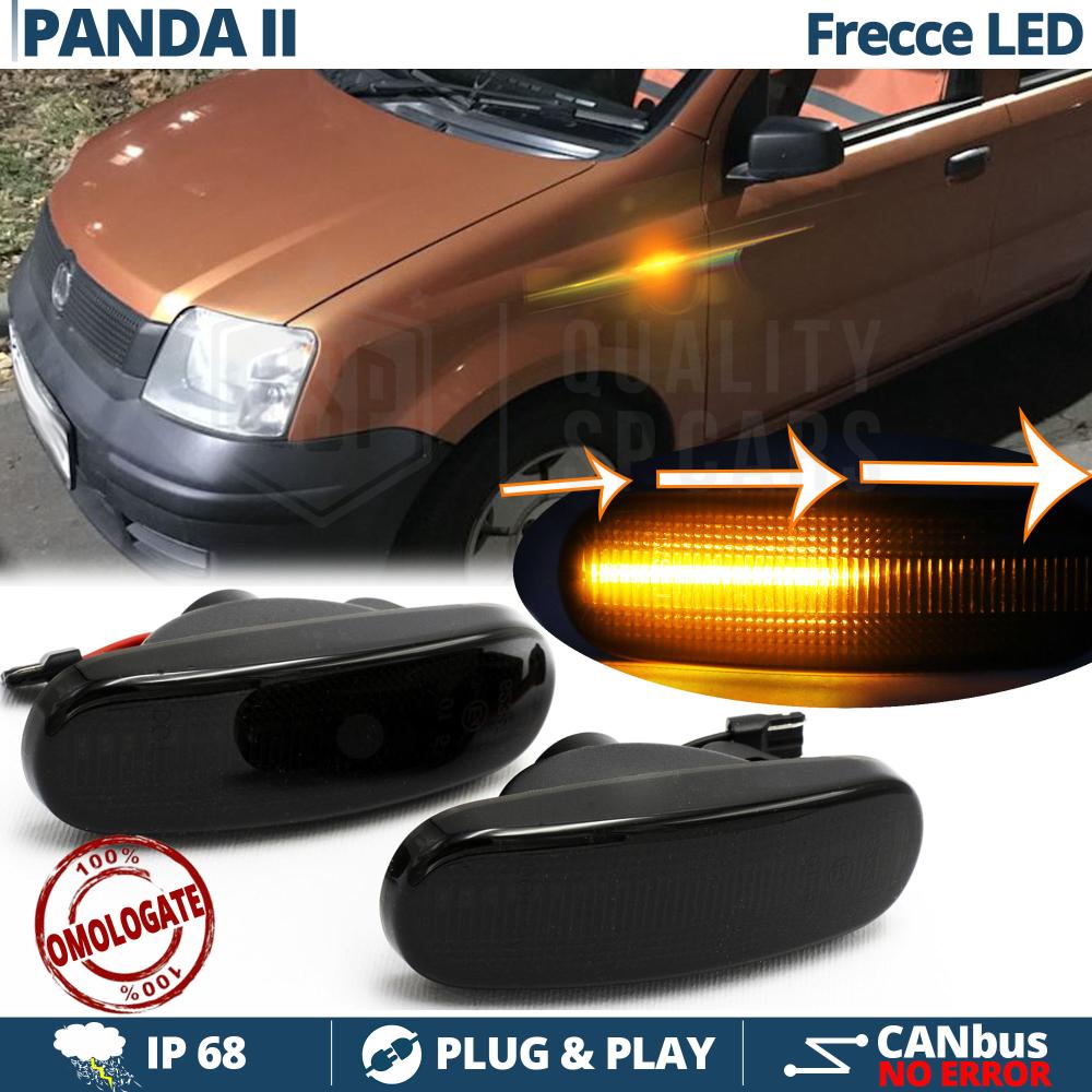 LED Seitenblinker Blinker Smoke Schwarz Module Fiat Panda Typ 169 2003-2012
