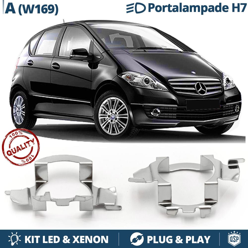 1 paire de support de retenue adaptateur ampoules H7 LED pour Mercedes -  Benz Ford Argent - Cdiscount Auto