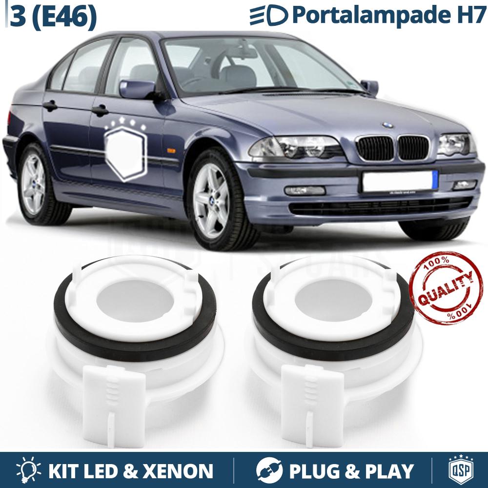 2X SCHEINWERFER Lampe Halter Adapter KIT H7 LED Halterung für BMW 3er E46