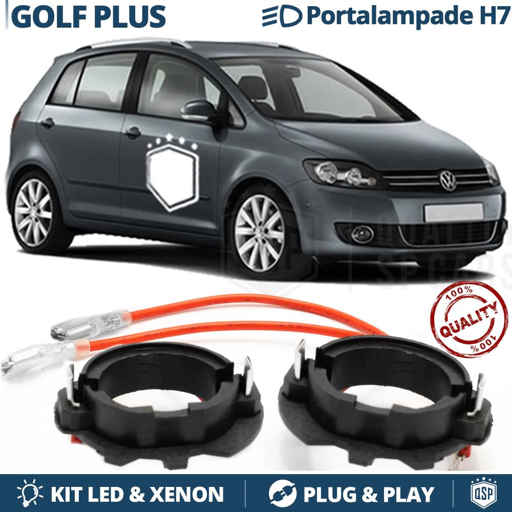 2X Scheinwerfer Lampe Halter Adapter KIT H7 LED-Halterung für VW Golf Plus