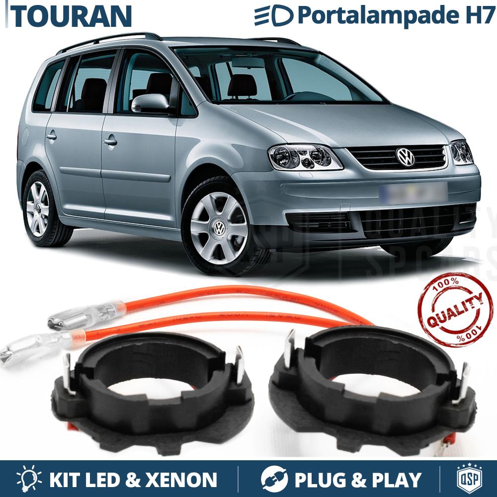 2X Scheinwerfer Lampe Halter Adapter KIT H7 LED-Halterung für VW TOURAN I  (2003-2007)