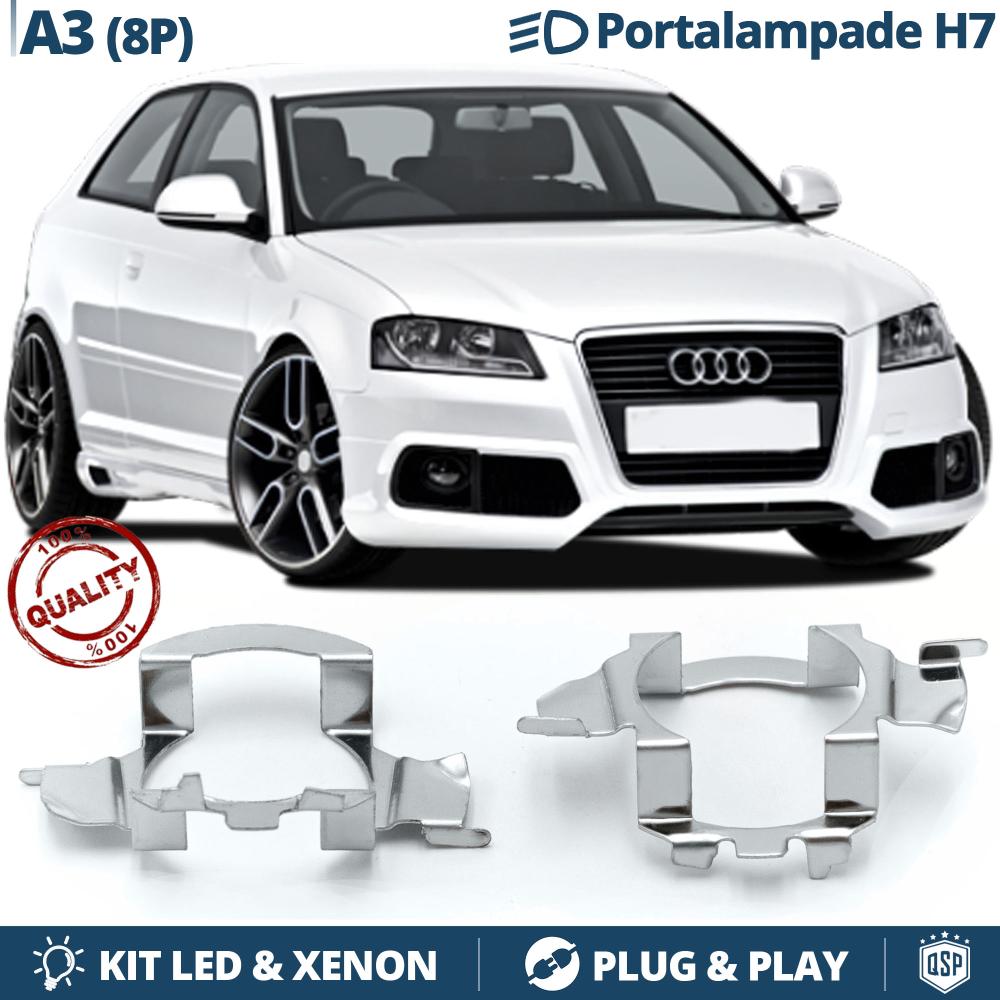 H7 LED Kit für Audi A3 (8P) Abblendlicht | LED Birnen CANBUS Weiß Eis |  6500K 12000LM