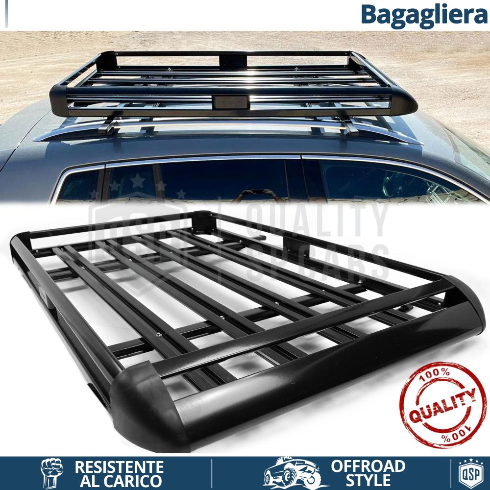 Dachkorb Gepäckkorb für Volkswagen Tiguan, Touareg | Dachgepäckträger  Dachträger aus Schwarz Alu