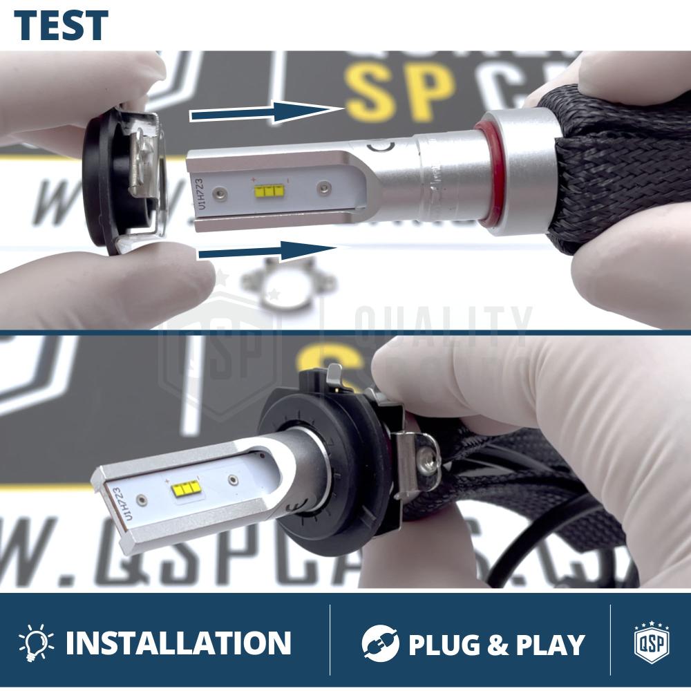 Adaptateur Porte Ampoules H7 Type 1 Spécial Kit LED pour Ford
