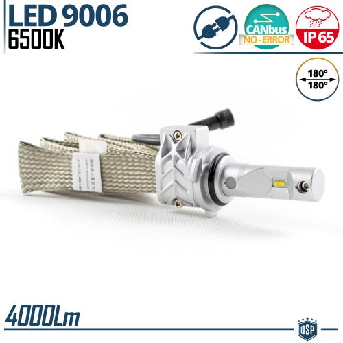 1 Lampadina Full LED 9006 CANbus Professionale | Conversione da Alogena 9006 a LED | 6500K Luce Bianca 4000LM 