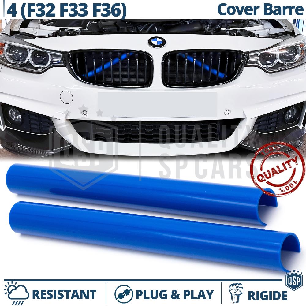 Blaue Kühlergrill Zierleisten Rohr Streifen für BMW 4ER F32 F33