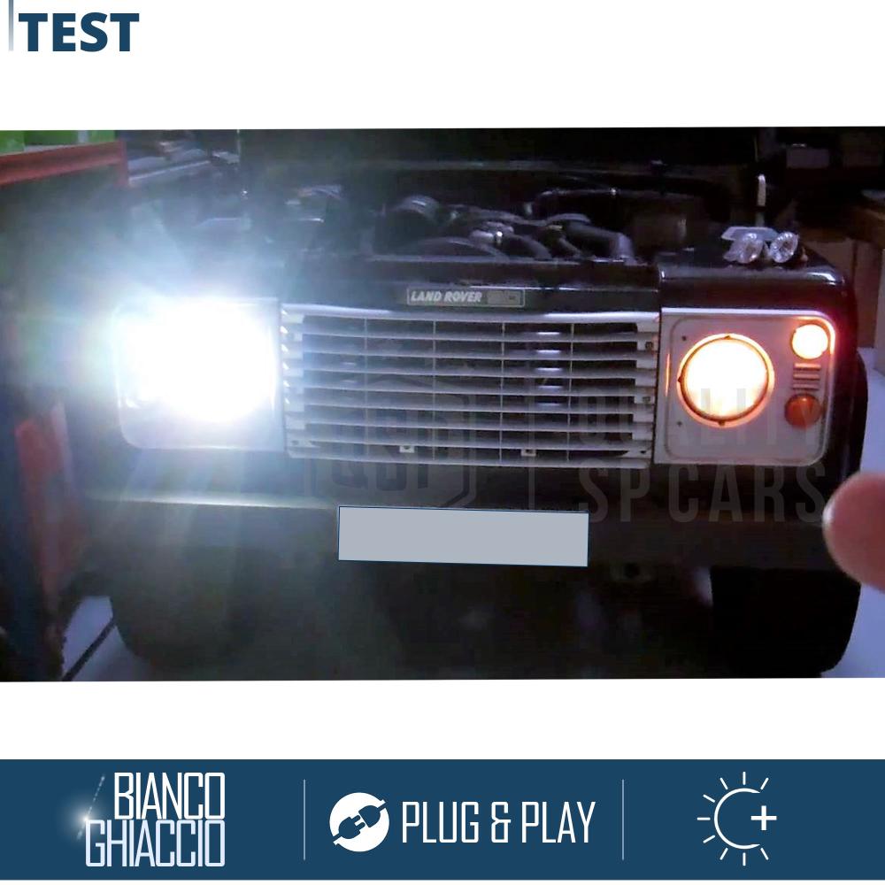 H4 LED 4000 LM Headlight bulbs - White - for Land Rover Defender - PAIR