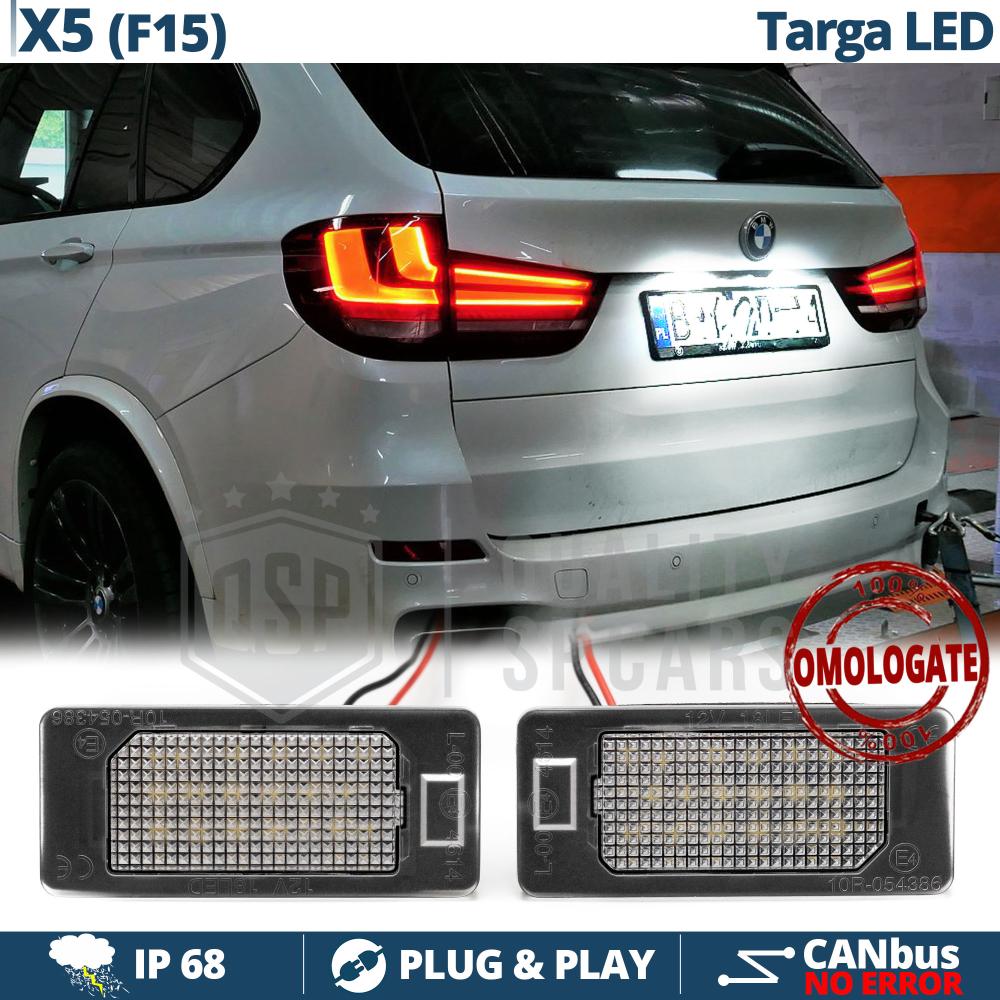 Plafonnieres éclairage Plaque Led pour BMW X5 (F15, F85), Canbus, 24 LEDS  6.500K Blanc Pur, Installation Facile