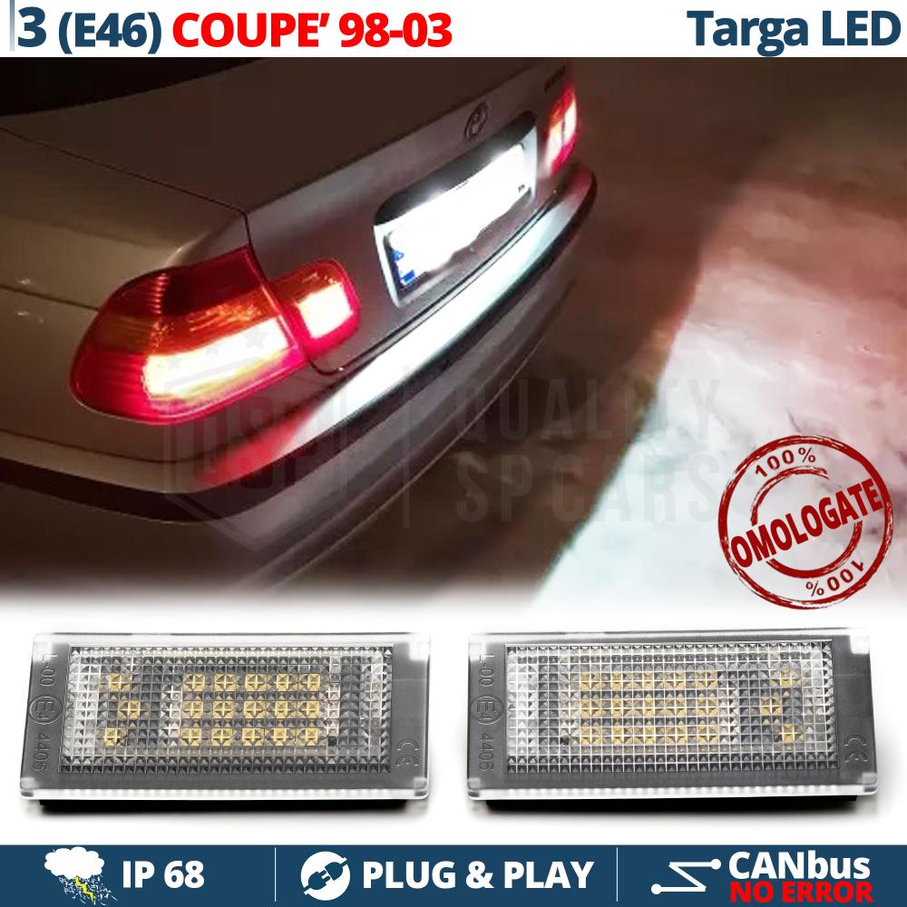 2 Kennzeichenbeleuchtung Led-Lampe für BMW 3 E46 Coupé 2 Türiger 98-03