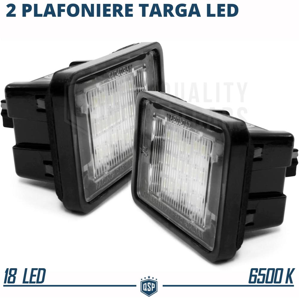 Pair LED License Plate Lights Number Plate Lamp For Mercedes Benz GLK X204  07-13