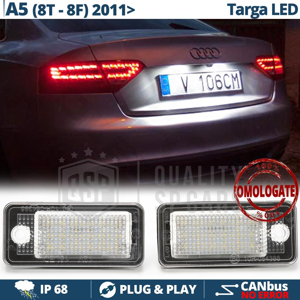 2 Kennzeichenbeleuchtung Led Für Audi A5 8T 8F Facelift, Canbus