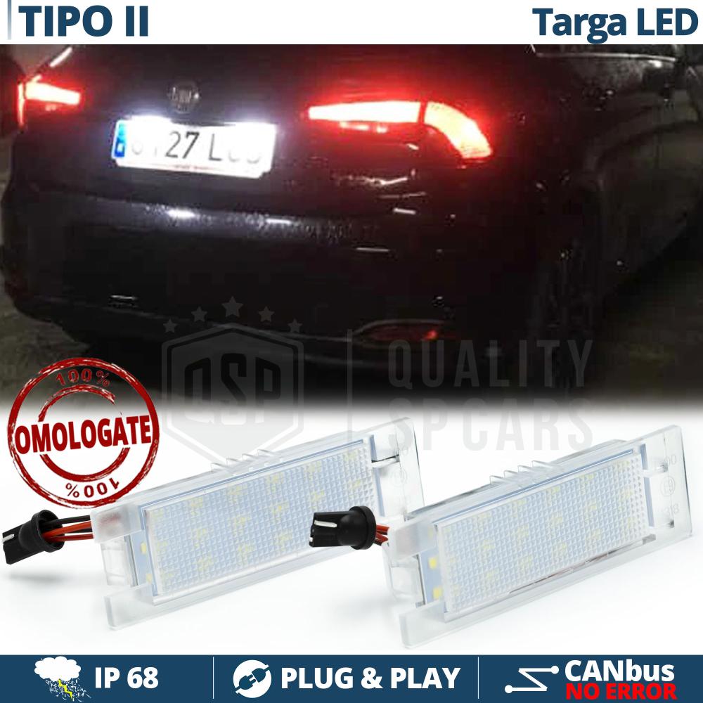 2 KENNZEICHENBELEUCHTUNG LED für FIAT TIPO 2 (2015>)