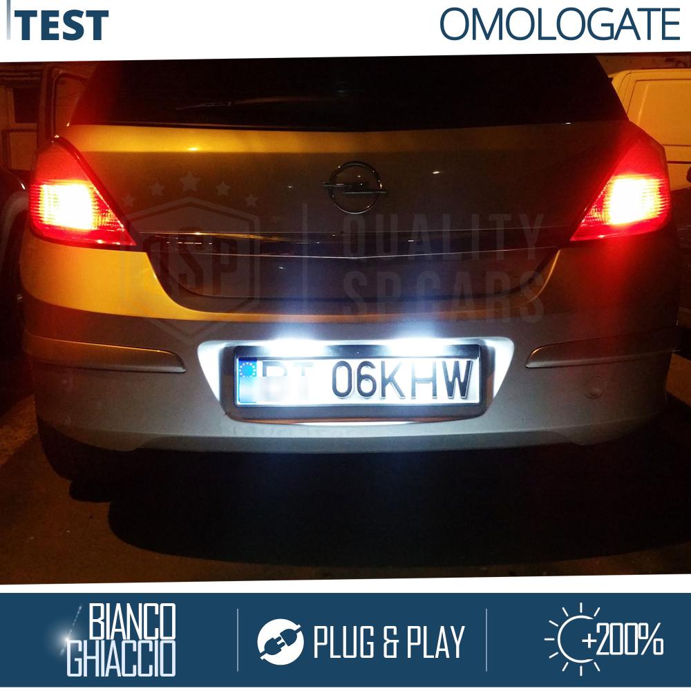 Eclairage de plaque d'immatriculation à Leds Opel Astra H Canbus
