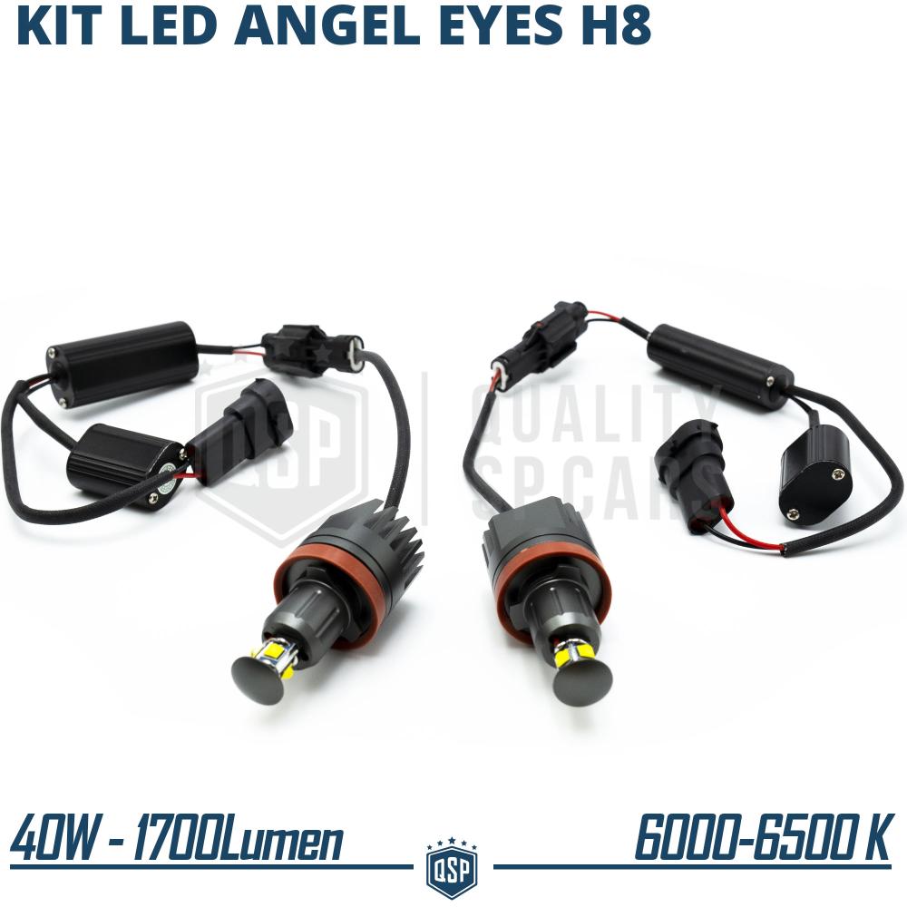 H8 LED ANGEL EYES For BMW 7 Series F01 F02, TO 2012 | White