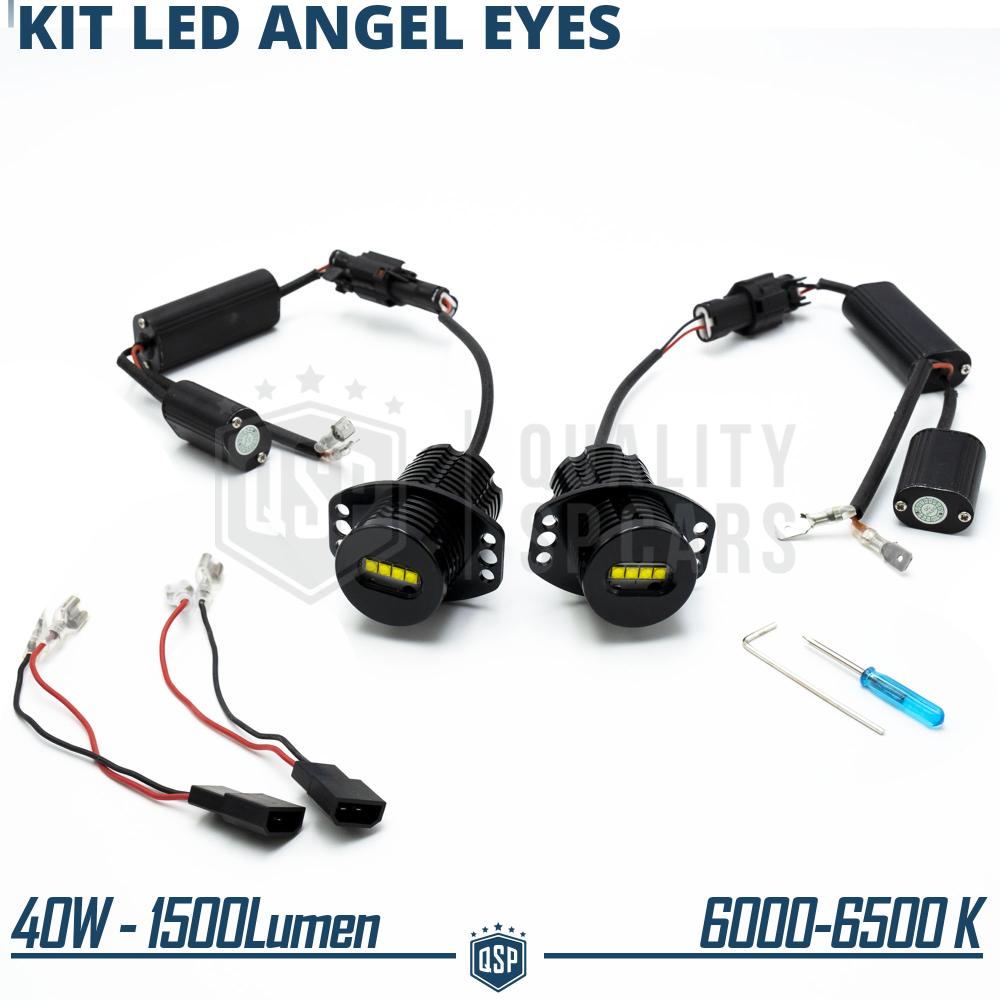 2 x BMW E90 E91 LED Angel Eyes Marker 40W Weiß Scheinwerfer