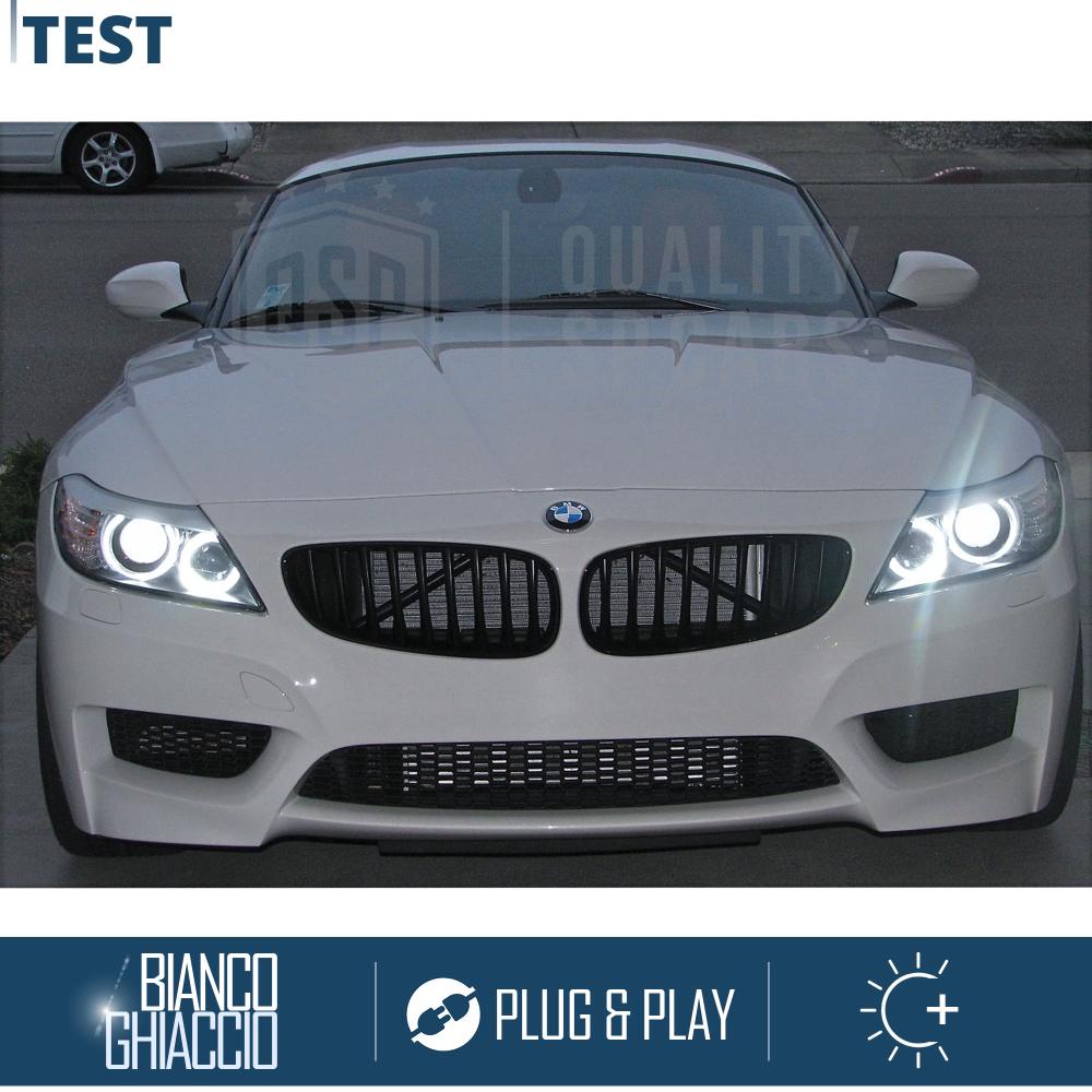 Luces laterales transparentes auténticas blancas + par de emblemas BMW Z4  E85 E86 02-08
