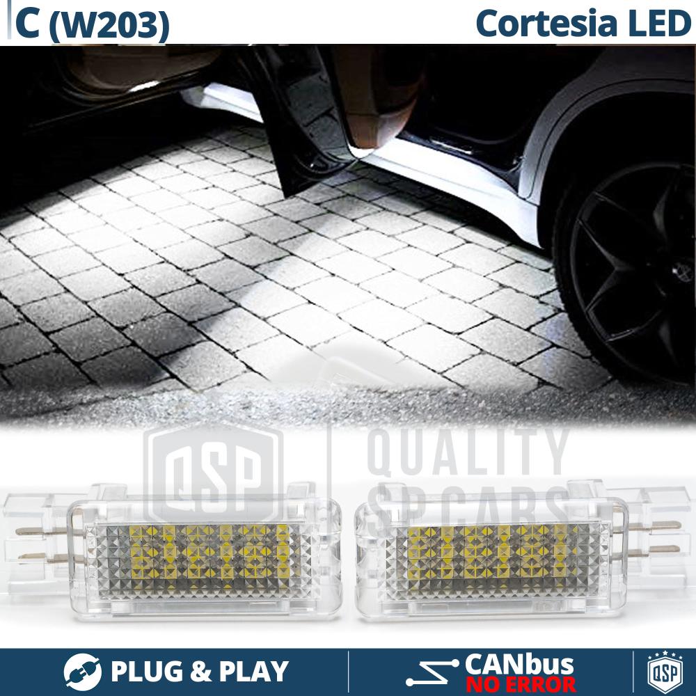 2 Luces de Cortesia LED para MERCEDES CLASE C W203