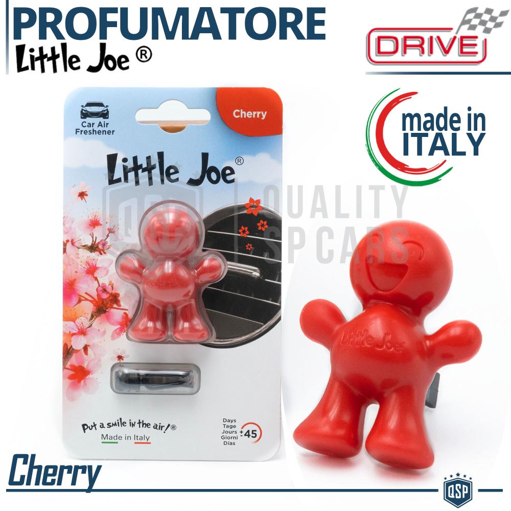 PROFUMATORE Auto Omino Little Joe® ROSSO | Profumo Abitacolo CILIEGIO 45gg  | MADE IN ITALY