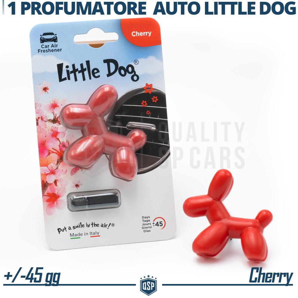 AUTO ERFRISCHER Little Dog® ROT Welpe, Anwendbar auf Mini Lüftungsdüsen