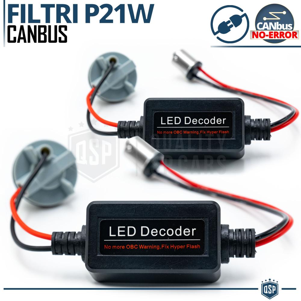 2pcs T10 LED Light Canbus Decoder Anti Flicker Error Canceller for Turn  Signals