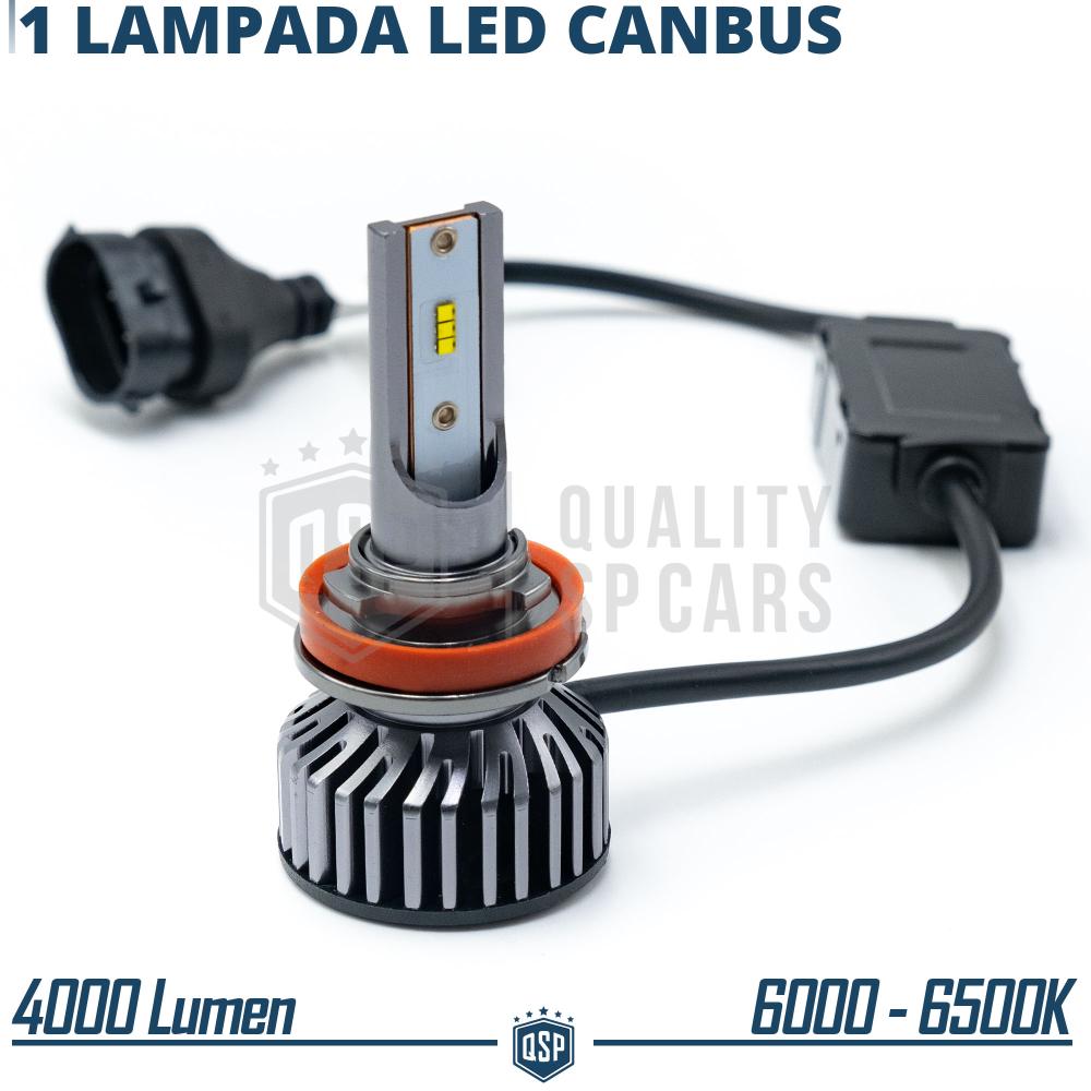 1 Ampoule LED H7 pour PHARE LENTICULAIRE, Lumière Puissante à 360° 6000  Lumens, Conversion de HALOGÈNE H7 à LED