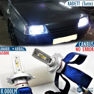 Kit LED H4 para OPEL KADETT 84-94 Luces de Cruce + Carretera | 6500K 8000LM CANbus