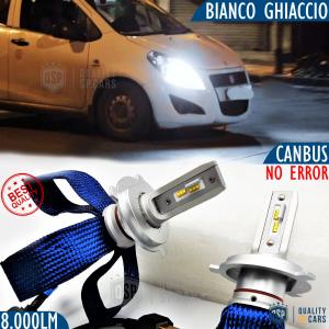 Lampade LED H4 per SUZUKI SPLASH Anabbaglianti + Abbaglianti CANbus | 6500K Bianco Ghiaccio