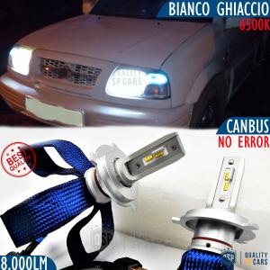 Lampade LED H4 per SUZUKI WAGON R+ Anabbaglianti + Abbaglianti CANbus | 6500K Bianco Ghiaccio